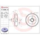 1 Tambour de Frein Pour Peugeot 106 II 206 206+ Citroën Saxo