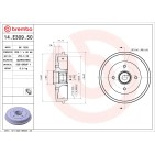 1 Tambour de Frein Pour Peugeot 106 II 206 206+ Citroën Saxo