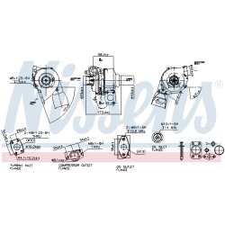 Turbo Pour Peugeot Ford Citroën Mazda 9663199280 1231096 Y60113700 1254337