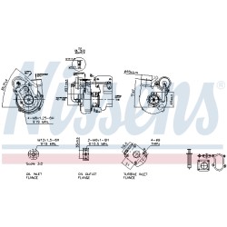 Turbo Pour Peugeot Fiat Citroën 0375F6 500344801 500364493 71723501 71723503