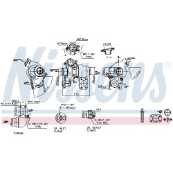 Turbo Pour Peugeot Fiat Ford C-Max Citroën 3M5Q6K682DA 3M5Q6K682DB 3M5Q6K682DC