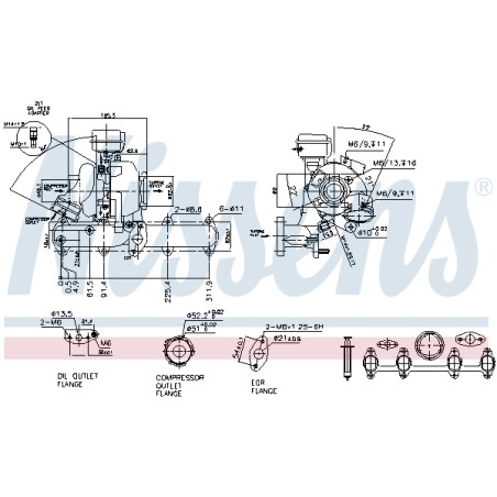Turbo Pour VW Caddy III Touran Audi A3 Seat 03G253014T 03G253014TV 03G253014TX