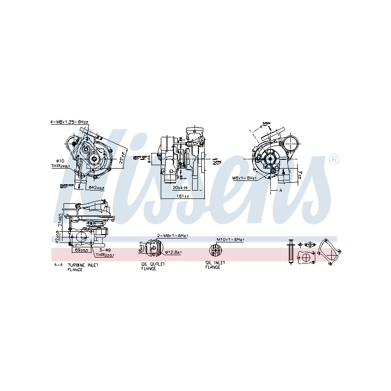 Turbo Pour Peugeot 206 306 307 406 Partner Citroën Berlingo C5 I Xsara Picasso