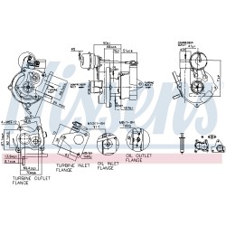 Turbo Pour Renault Clio II III Kangoo Logan I Megane Modus Dacia Nissan 1.5 dCi