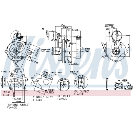 Turbo Pour Renault Clio II III Kangoo Logan I Megane Modus Dacia Nissan 1.5 dCi