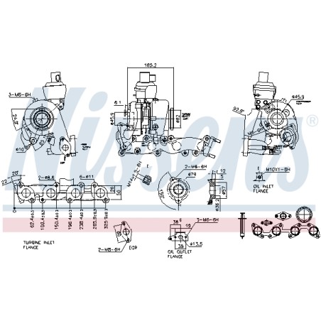 Turbo Pour VW Audi Skoda 03L253016JV300 03L253016JV410 03L253016JX 03L253019A