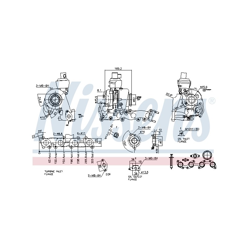 Turbo Pour VW Audi Skoda 03L253016JV300 03L253016JV410 03L253016JX 03L253019A