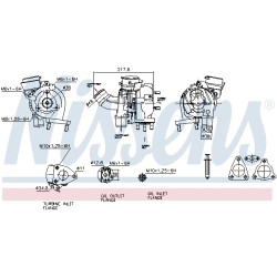 Turbo Pour Toyota Auris Corolla Yaris 172010N010 172010N030 172010N03084
