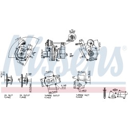 Turbo Pour Renault Dacia Nissan 7701476040 7701476891 7711368562 8200315504