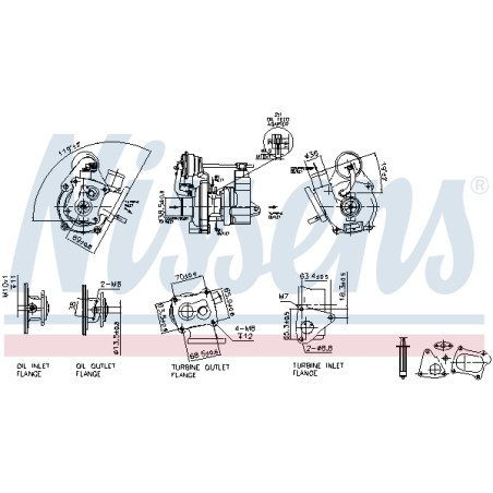 Turbo Pour Renault Dacia Nissan 7701476040 7701476891 7711368562 8200315504