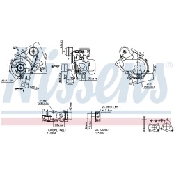 Turbo Pour Peugeot Fiat Citroën Lancia 0375E6 71723507 71723513 0375E7 71784463
