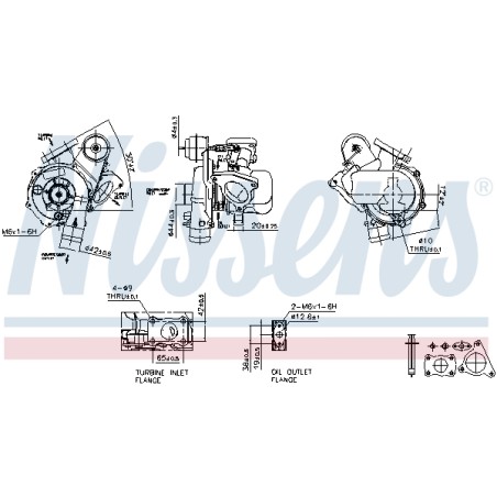 Turbo Pour Peugeot Fiat Citroën Lancia 0375E6 71723507 71723513 0375E7 71784463