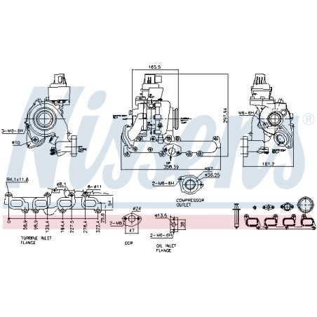 Turbo Pour VW Audi Seat Ibiza IV Toledo Skoda 03L253056DX 03L253056R 03L253056RX