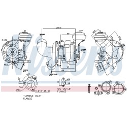 Turbo Pour Toyota Avensis Corolla RAV 4 III 172010R010 172010R011 172010R013
