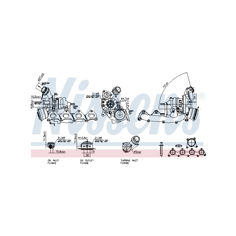 Turbo Pour VW Audi A1 Seat Skoda 03C145701JV 03C145701JX 03C145701N 03C145701NV