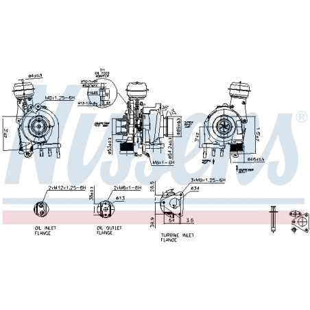 Turbo Pour Suzuki Grand Vitara II 1390067JG0 1390067JG1 8200506509B 8200683856
