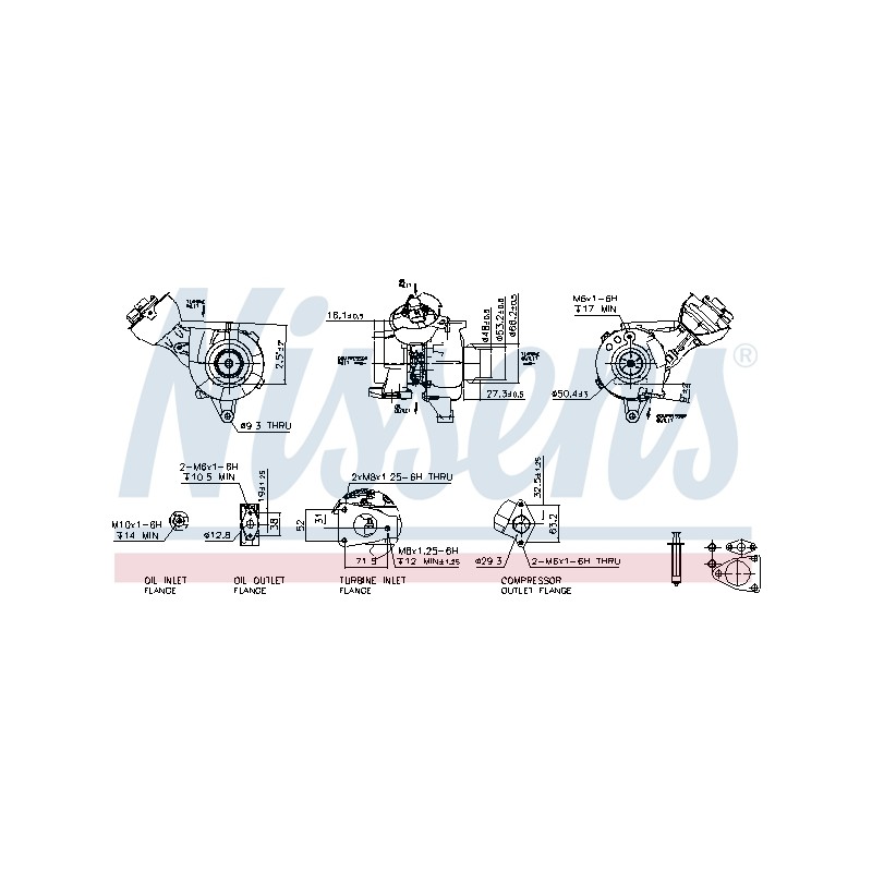Turbo Pour Peugeot 307 308 407 508 I 607 Citroën C4 I - Picasso C5 II III