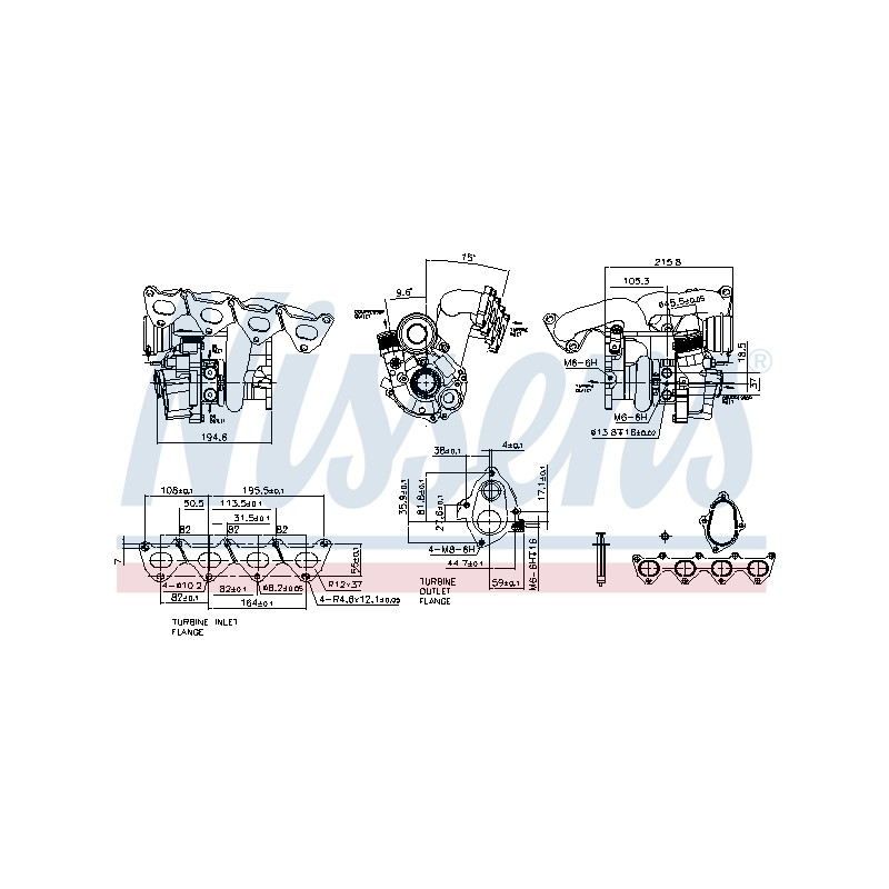 Turbo Pour VW Audi Seat Skoda 03C145701KX 03C145701Q 03C145701QV 03C145701QX