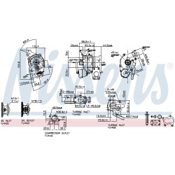 Turbo Pour Peugeot Ford Citroën Mazda 2S6Q6K682AC 1539565 2S6Q6K682AD 1757286
