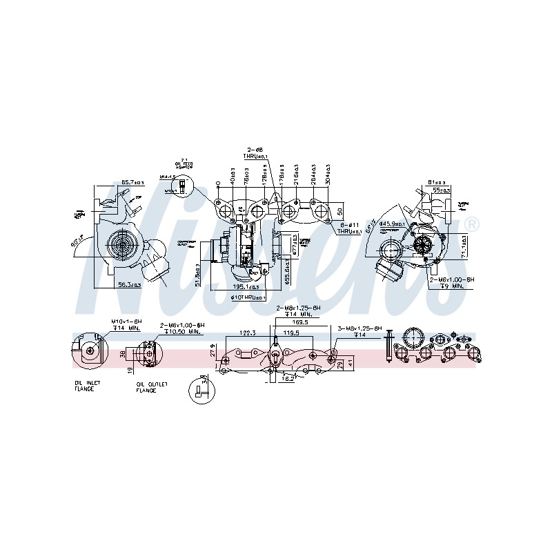 Turbo Pour VW Audi Seat Skoda 03G253010J 03G253010JV 03G253010JX 03G253014H