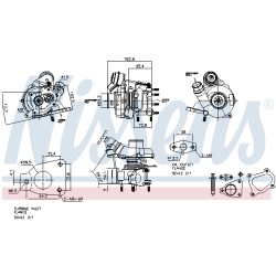 Turbo Pour Renault Opel Vauxhall 8200543466 4431289 8200543466B 860282 93161717