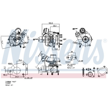 Turbo Pour Renault Opel Vauxhall 8200543466 4431289 8200543466B 860282 93161717