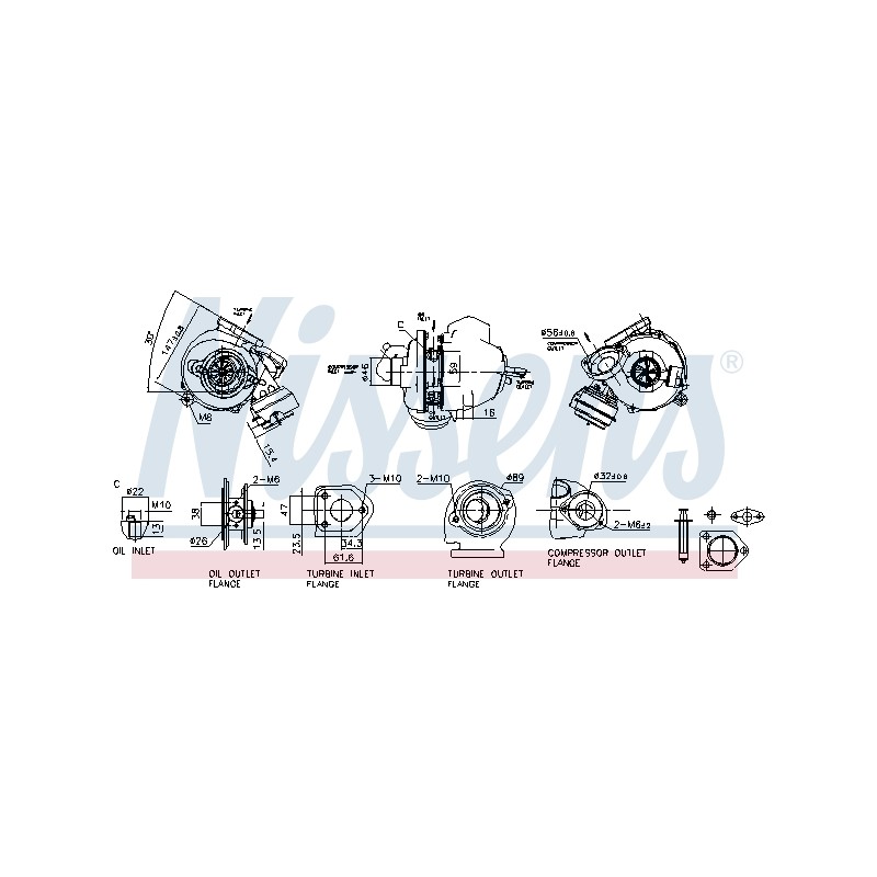 Turbo Pour BMW Série 3 E46 X3 7794140D 7794144D 7794144E