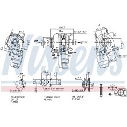 Turbo Pour Opel Fiat Alfa Romeo Chevrolet 55212341 55225439 55216672 55221160