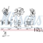 Turbo Pour Opel Fiat 500 Ford Lancia 71724552 71724553 93191833 9S516K682AA