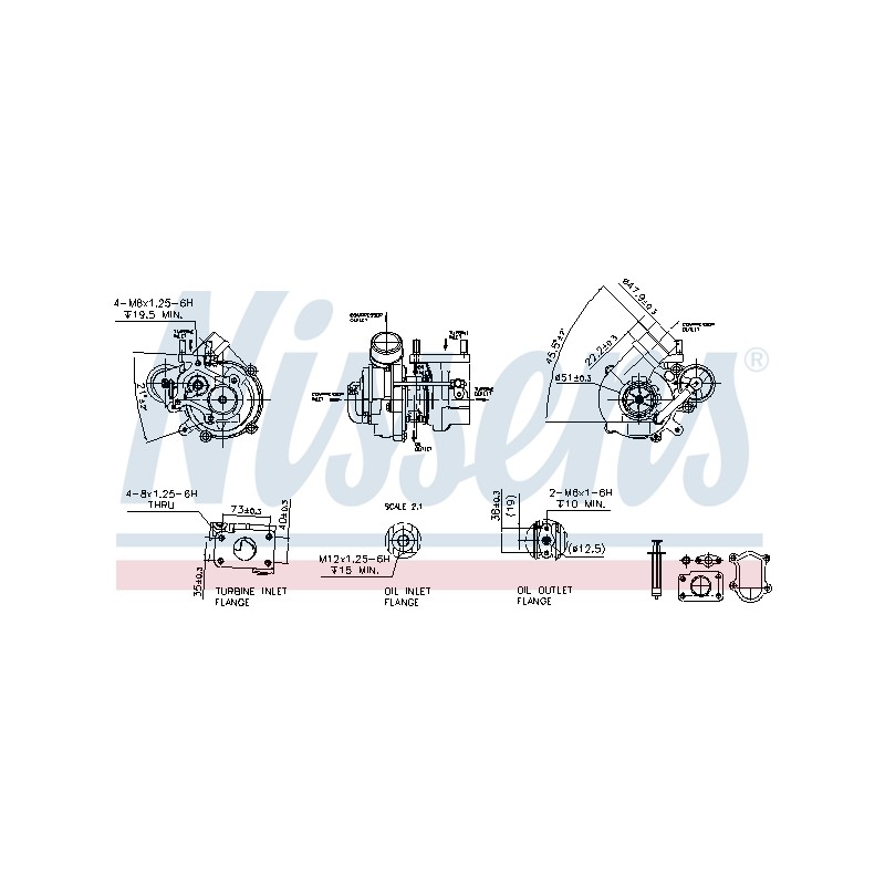 Turbo Pour Fiat Ducato 50407120 504071260 504136785 504136797 504340182
