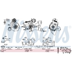Turbo Pour Renault Opel Nissan Mitsubishi 7700108052 7701472228 7701478022
