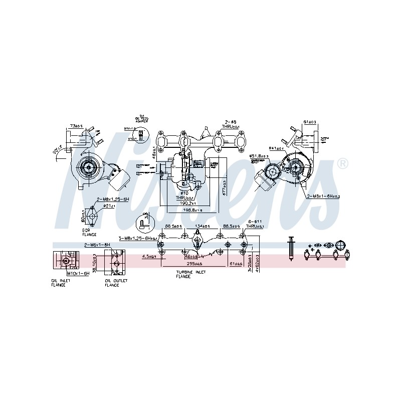 Turbo Pour VW Audi Seat Skoda 038253010PV 038253010PX 038253014G 038253014GV