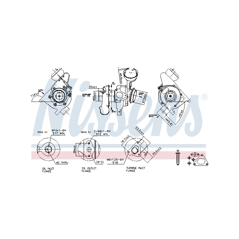 Turbo Pour MERCEDES Sprinter Viano Vito