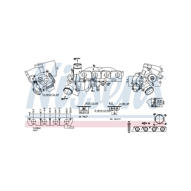 Turbo Pour VW Audi Seat Skoda 06J145702KX 06J145713K 06J145713KV 06J145713KX