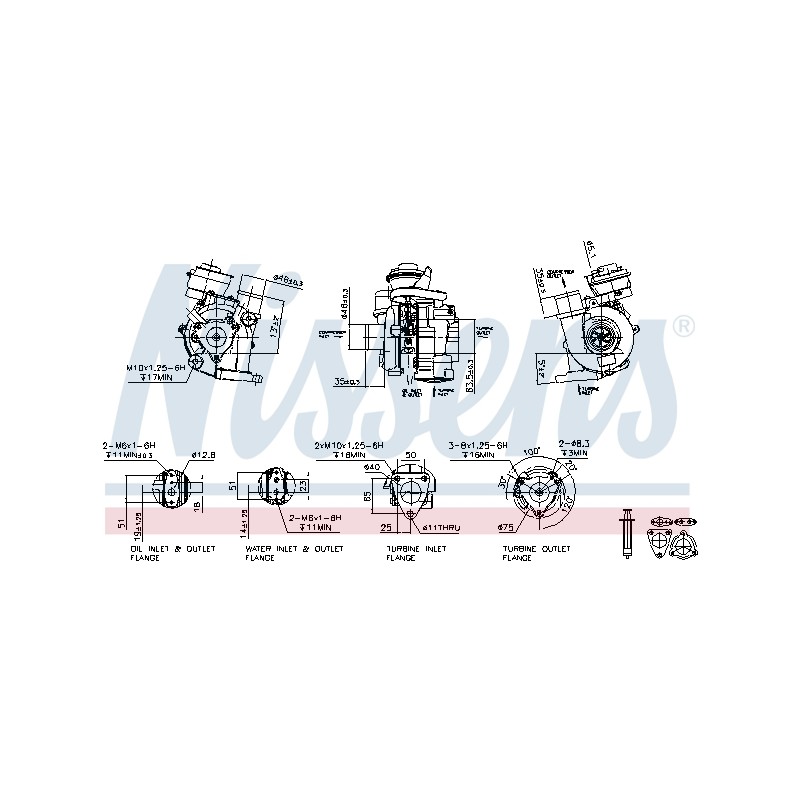 Turbo Pour Toyota RAV 4 II 1720127040 172012704084 1720127040D