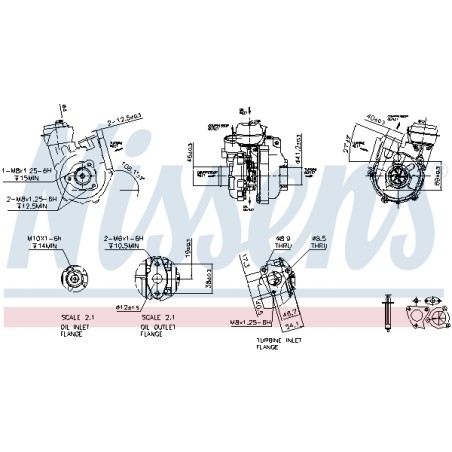 Turbo Pour Hyundai Elantra Highway Van Santa Fé I I/SUV Trajet Tucson Kia