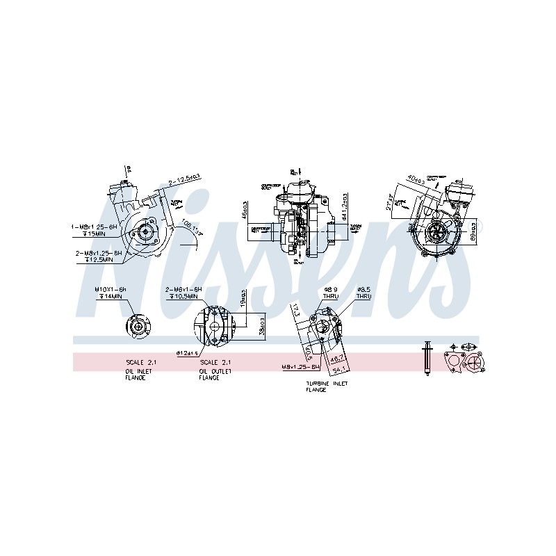 Turbo Pour Hyundai Elantra Highway Van Santa Fé I I/SUV Trajet Tucson Kia