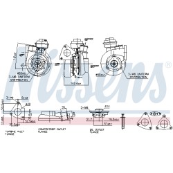 Turbo Pour Nissan Patrol GR V Wagon Terrano II Van 144112X900 144112X90A