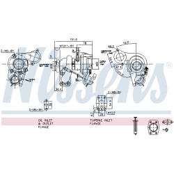 Turbo Pour Peugeot 206+ Fiat Ford Toyota 0375Q9 9673283680 RMAV6Q6K682BB 0375R0