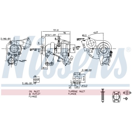 Turbo Pour Peugeot 206+ Fiat Ford Toyota 0375Q9 9673283680 RMAV6Q6K682BB 0375R0