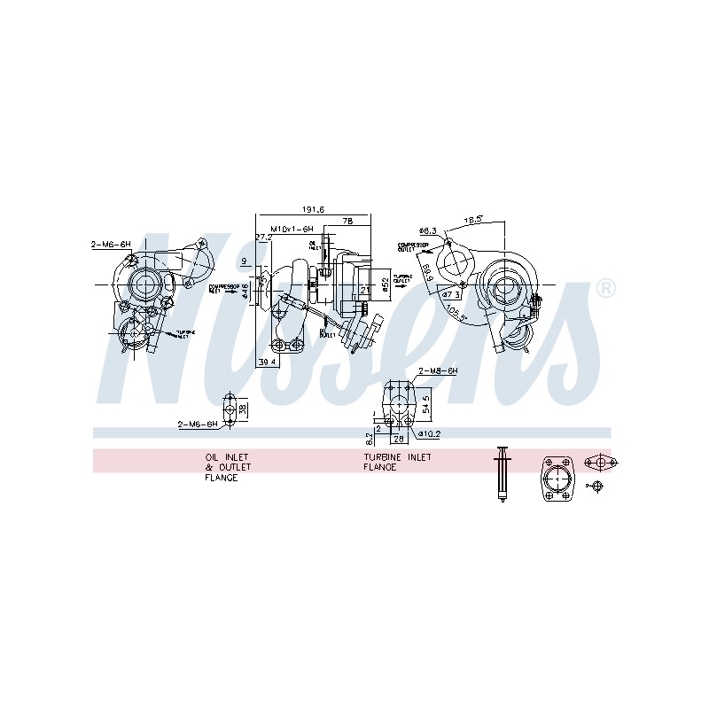 Turbo Pour Peugeot 206+ Fiat Ford Toyota 0375Q9 9673283680 RMAV6Q6K682BB 0375R0