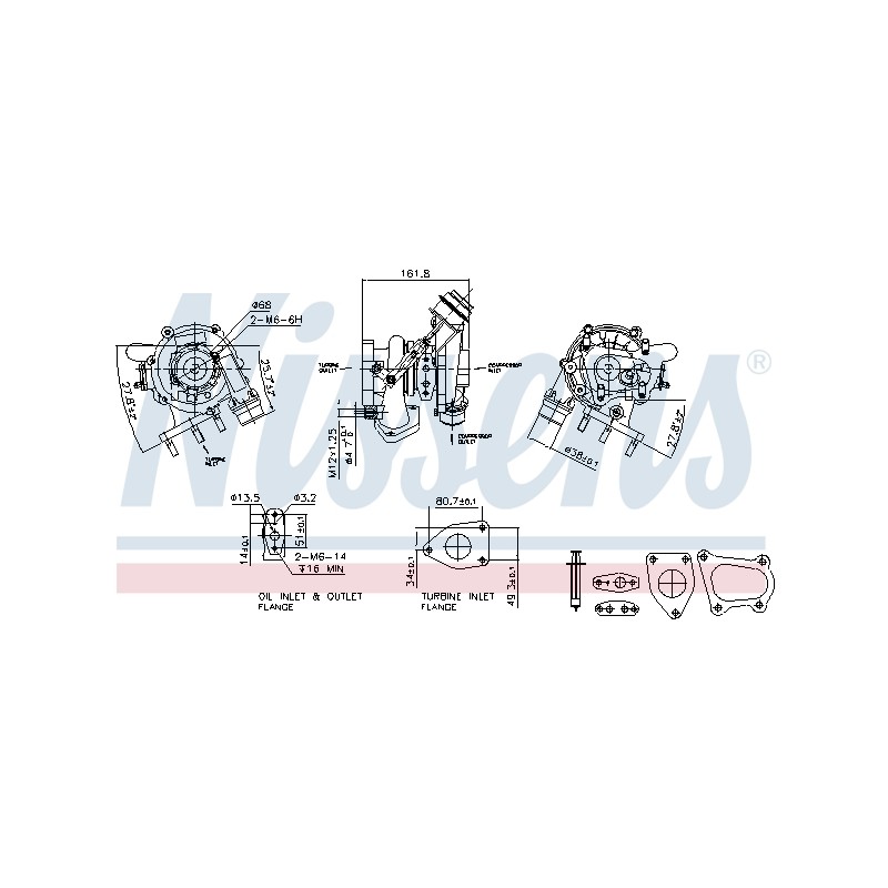 Turbo Pour Renault Opel Nissan Vauxhall 8200822404B 8200994301B 8201054152