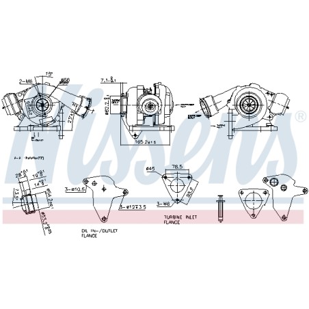Turbo Pour VW California T5 Multivan V Transporter 070145701NV210 070145701NX