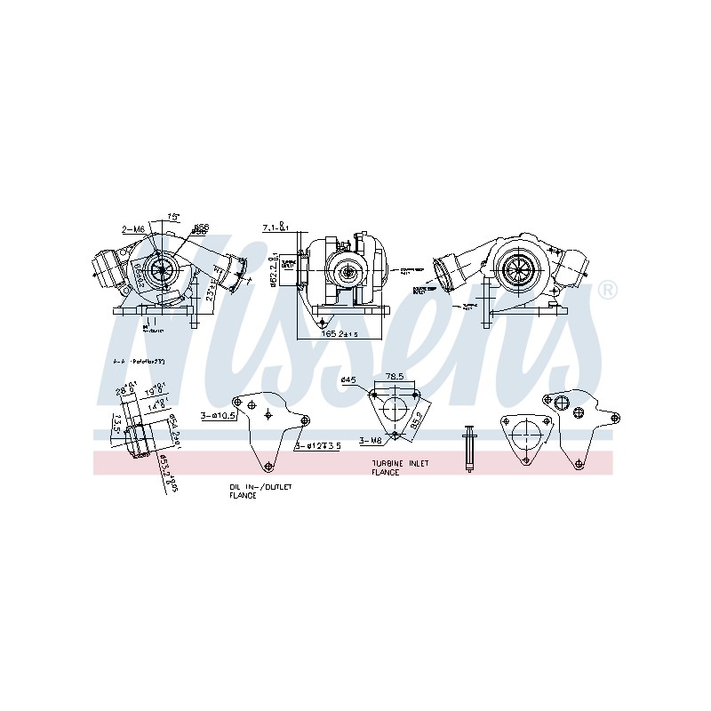 Turbo Pour VW California T5 Multivan V Transporter 070145701NV210 070145701NX