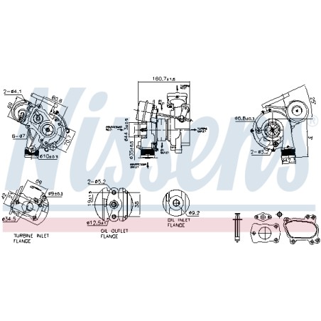 Turbo Pour Peugeot 307 Citroën C4 I Xsara