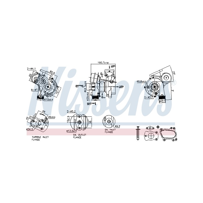 Turbo Pour Peugeot 307 Citroën C4 I Xsara