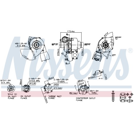 Turbo Pour Peugeot 206 207 307 308 Citroën C4 I