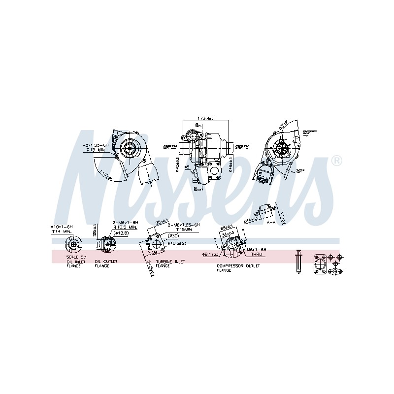 Turbo Pour Peugeot 206 207 307 308 Citroën C4 I