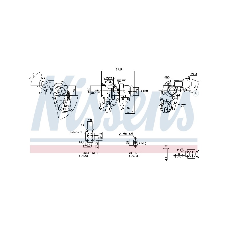 Turbo Pour Peugeot Opel Ford Toyota 1611139180 3642414 RMFM5Q6K682BA SU001A3861