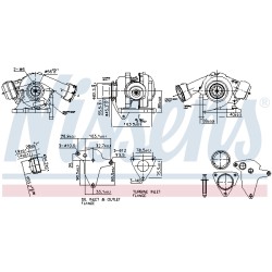 Turbo Pour VW California T5 Multivan V Transporter 070145701RX